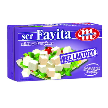 Mlekovita laktosefreier Favita-Salatkäse 270g