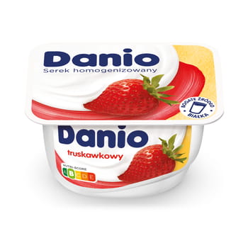 Danio homogenisierter Erdbeerkäse 130g