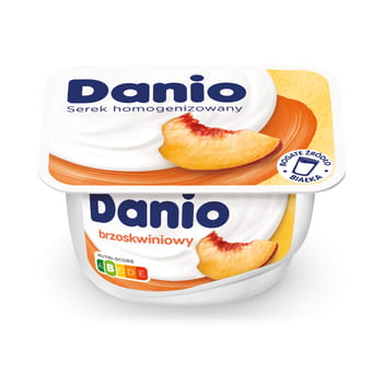 Danio homogenisierter Pfirsichkäse 130g