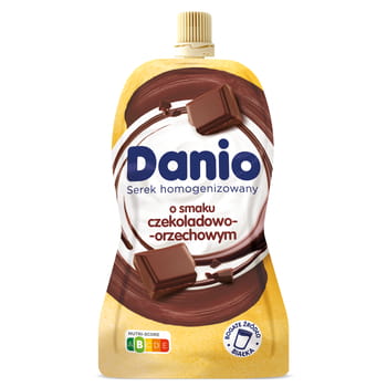 Danio homogenisierter Schokoladen-Nuss-Käsebeutel 120g