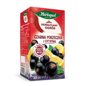 Früchtetee Schwarze Johannisbeere mit Zitrone Herbapol 20tb/54g