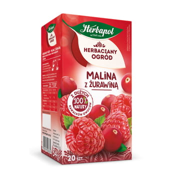 Früchtetee Himbeere mit Cranberry Herbapol 20tb/54g