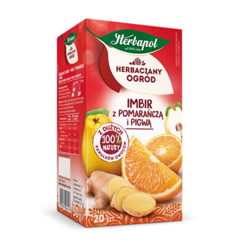 Früchtetee Ingwer mit Orange und Quitte Herbapol 20tb/50g