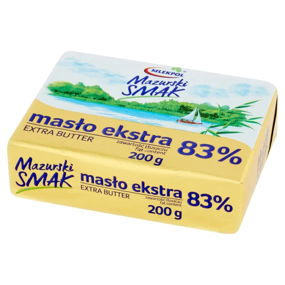 Butter mit extra masurischem Geschmack, 83 % Fett 200g