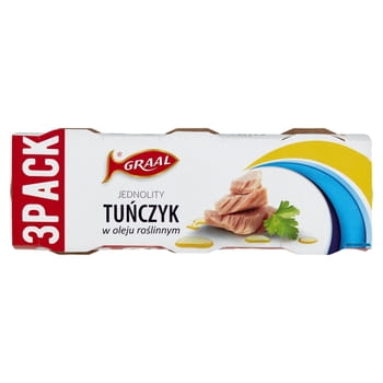 Einheitlicher Thunfisch in Pflanzenöl Graal 3x80g