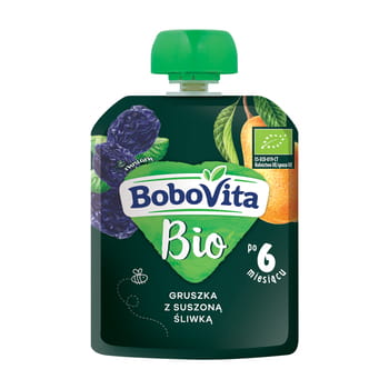 Birne mit Trockenpflaume nach 6 Monaten BoboVita Bio 80g