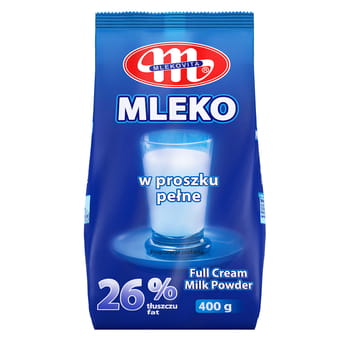 Vollmilchpulver 26 % Fett Mlekovita 400g