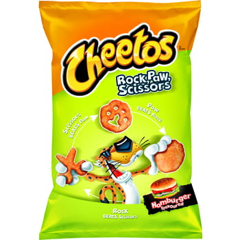 Cheetos Rock Paw Scissor Hamburger Chips 145g