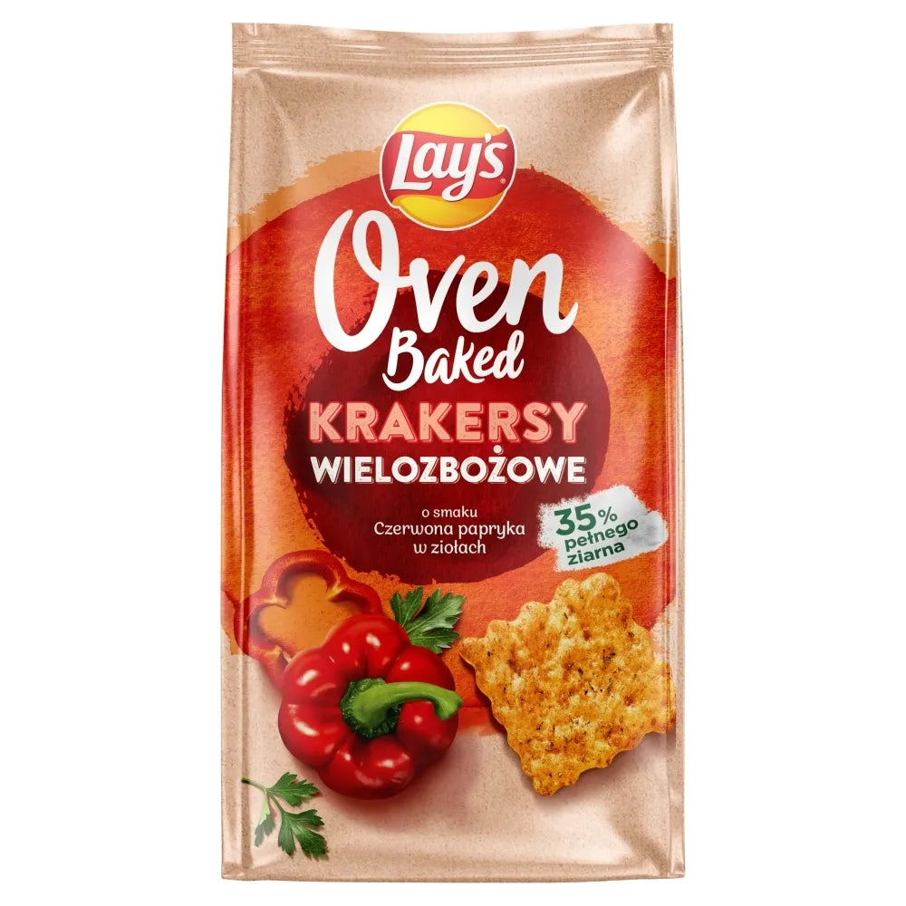 Mehrkorncracker Lay's Oven Gebackene rote Paprika in Kräutern 80g