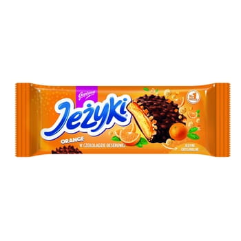 Jeżyki Orangenkekse in dunkler Schokolade 140g