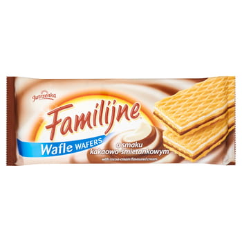 Familienwaffeln mit Kakao- und Sahnegeschmack 180g