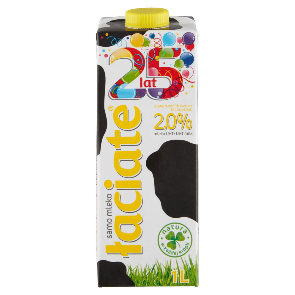 UHT-Milch 2% Łaciate Mlekpol 1l