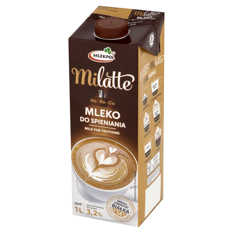 Milatte UHT-Schaummilch 3,2% Mlekpol 1l