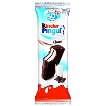 Biskuitkuchen mit Milchfüllung Kinder Pingui Choco 30g