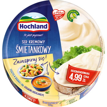 Frischkäse in Dreiecken geschmolzen Hochland 180g