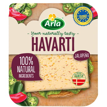 Arla Havarti Jalapeno-Käsescheiben 150g