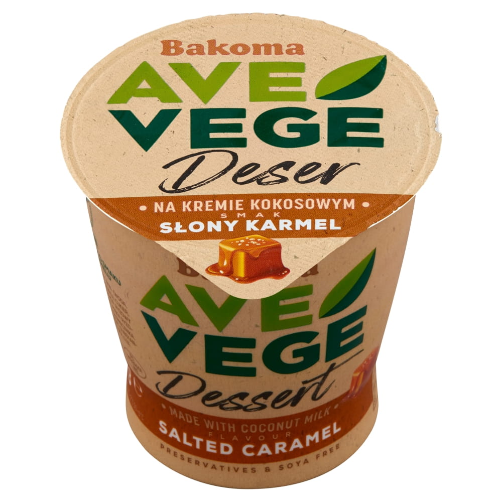 Dessert Ave Vege Salted Caramel Bakoma 150g