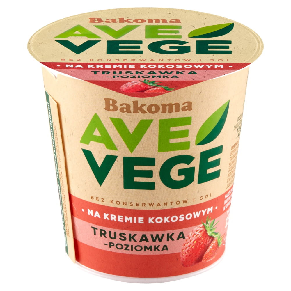 Dessert Ave Vege Erdbeere - Erdbeer-Bakoma 150g