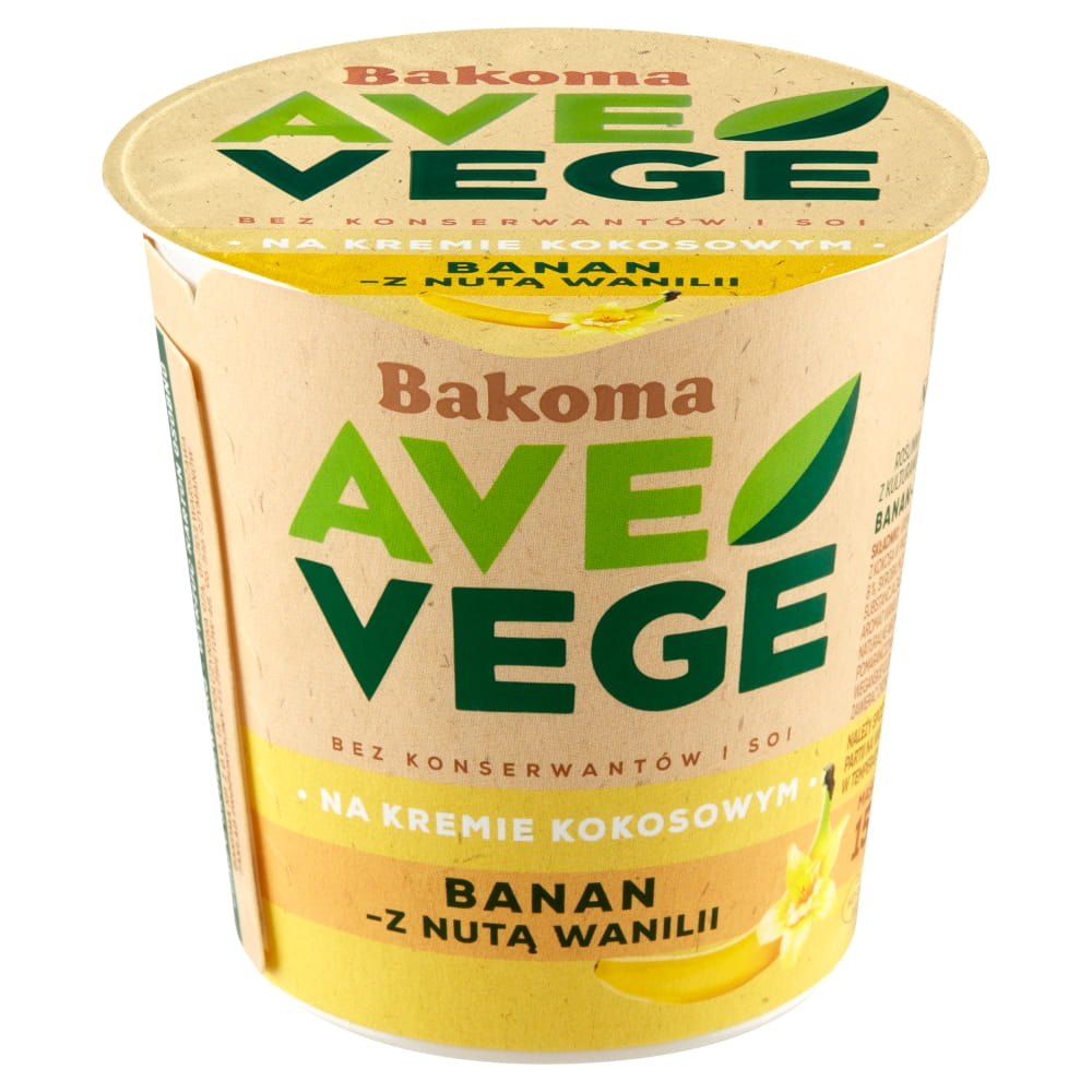 Ave Vege Bananendessert mit einem Hauch Vanille Bakoma 150g