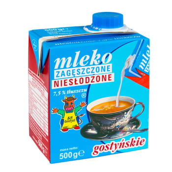 Ungesüßte Kondensmilch 7,5 % Gostyńskie 500 g