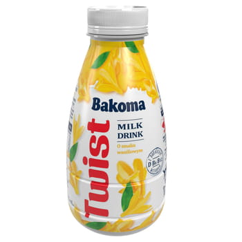 Milch mit Vanillegeschmack Twist Milk Drink Bakoma 380g