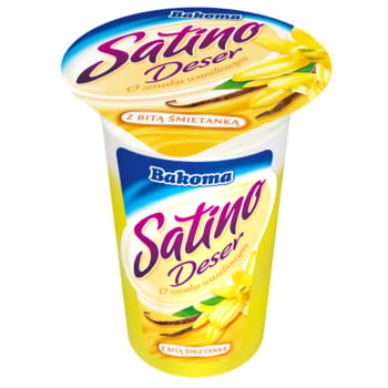 Satino-Dessert mit Vanillegeschmack und Schlagsahne, 170 g