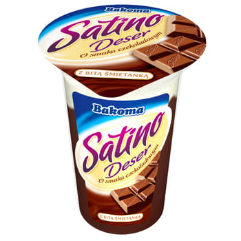 Satino-Dessert mit Schokoladengeschmack und Schlagsahne, 170 g