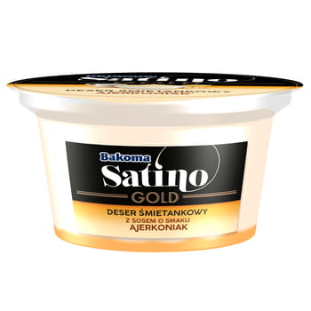 Satino Gold Sahnedessert mit Eierlikörsauce 135g