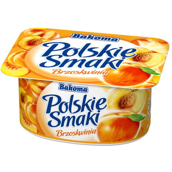 Polskie Smaki Joghurtdessert mit Pfirsichen 120g