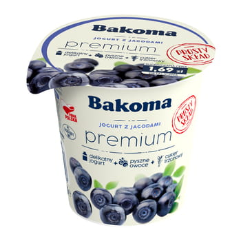 Premium-Joghurt mit Bakoma-Beeren 140g