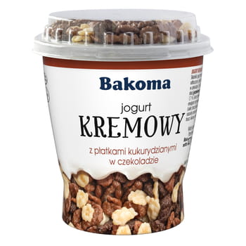 Sahnejoghurt mit Cornflakes in Bakoma-Schokolade 127g