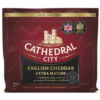 Extragereifter Cheddar-Kathedralenstadtkäse 200g