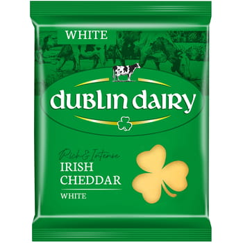 Cheddar White Dublin Dairy Irish Cheese 200g