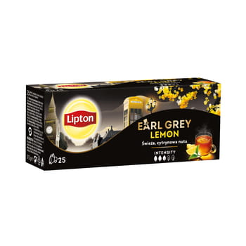 Teebeutel Earl Grey Zitrone Lipton 25 Beutel