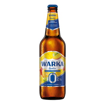 Alkoholfreies Bier Warka Radler Mango mit Orange Flasche 20x500ml