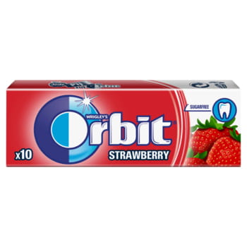 Orbit Erdbeere 10 Dragees/14g x30Stk.