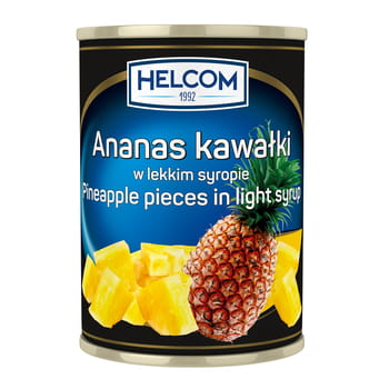 Ananas in Sirupstücken Helcom 3,1l