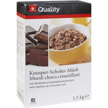 Knuspriges Müsli mit Schokolade TGQ 1,5kg