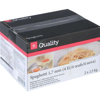 4-Eier-Nudelspaghetti TGQ 2x2,5kg