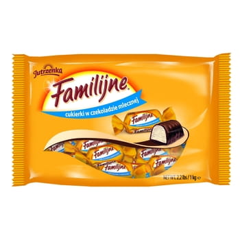 Sahnebonbons in Milchschokolade Familijne 1kg