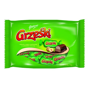 Erdnussbonbons in Milchschokolade Grześki 1kg