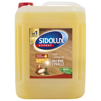 Flüssigkeit zum Waschen von Paneelen und Holz mit Arganöl Sidolux Expert 5l