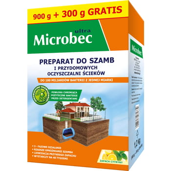 Vorbereitung für Klärgruben BROS - Microbec ULTRA 900g+300g kostenlos