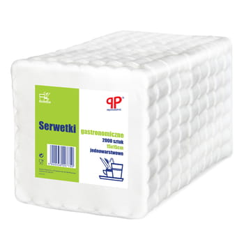 Gastronomie gezackte Servietten 15cmx15cm PP Professional 2000Stk.