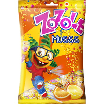 Zozole-Karamellbonbons gefüllt mit prickelnder Zitrone und Orange, 1 kg