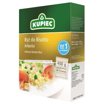 Reis für Risotto Arborio Kupiec 400g