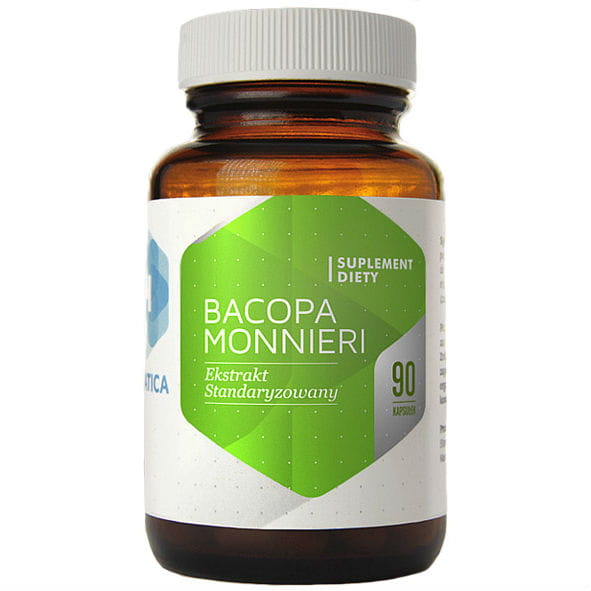 Bacopa monnieri standardized extract 220mg 90 capsules HEPATICA ...