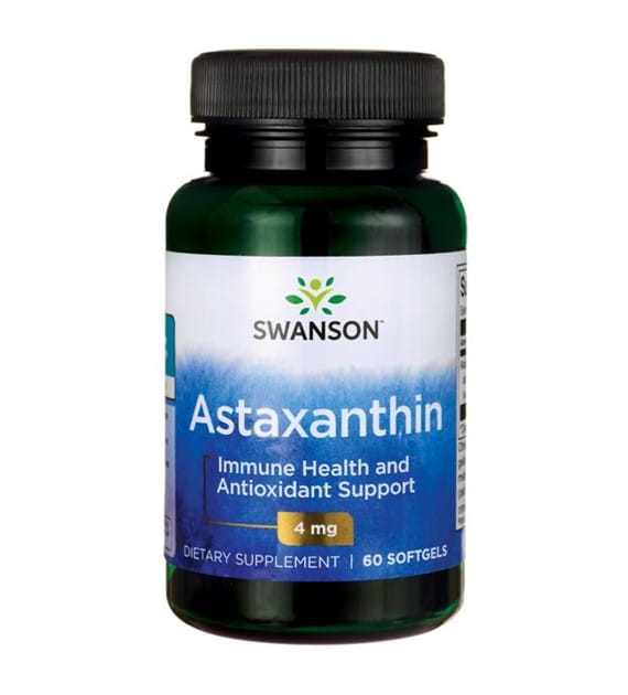 Astaxanthin Astaxanthin Algenextrakt 4mg 60 Kapseln SWANSON