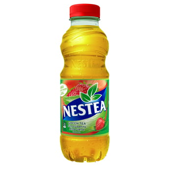 Nestea Green Tea Getränk mit Erdbeergeschmack und Zusatz von Aloe Vera 12x500ml