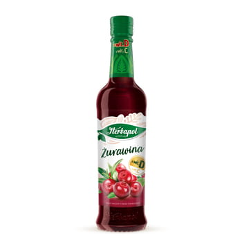 Cranberry-Sirup mit Vit. D und C Herbapol 420ml